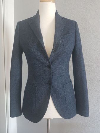 Damen Blazer dunkelblau Grösse 34, made in Italy Wolle