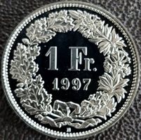 1 Franken 1997 stgl. / aus Münzsatz