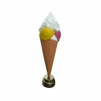 Ice Cream Eisdiele Wand Dekoration Figuren Gastronomie