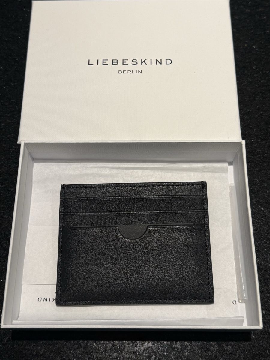Liebeskind Portafogli: Liebeskind Berlin Kartenetui, Schwarz – Nuovo e nell'imballaggio originale da Cham venduto da CBirinci 1