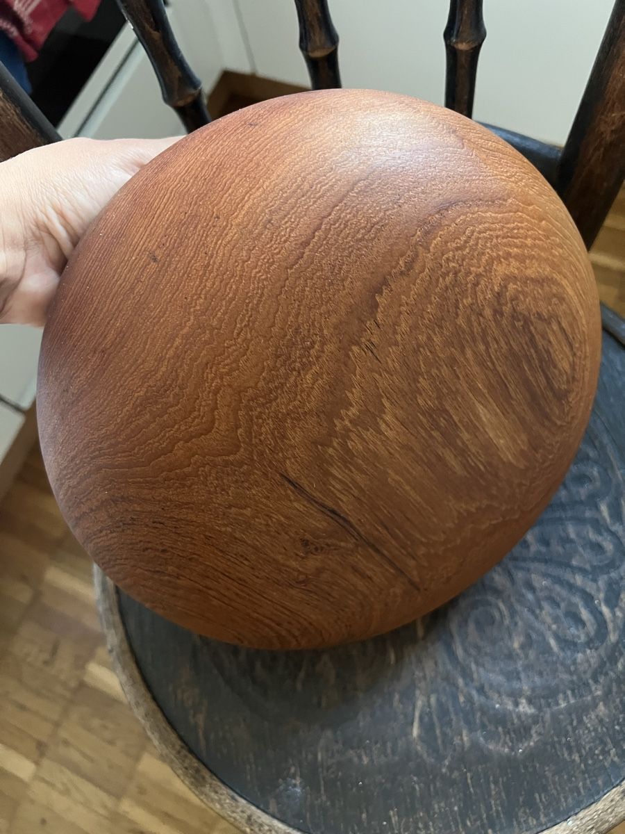 Ciotole: Mid century teak bowl 25 cm – Usato da Zürich venduto da Zurich_TimeCapsule 1