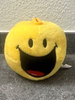 Emoji Plüsch-Spardose – Gelb – Kuschelige Sparbüchse