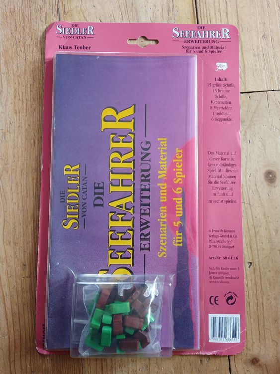 Siedler von Catan Seefahrer HOLZ Erweiterung 5+6 Spieler NEU Kaufen auf Ricardo