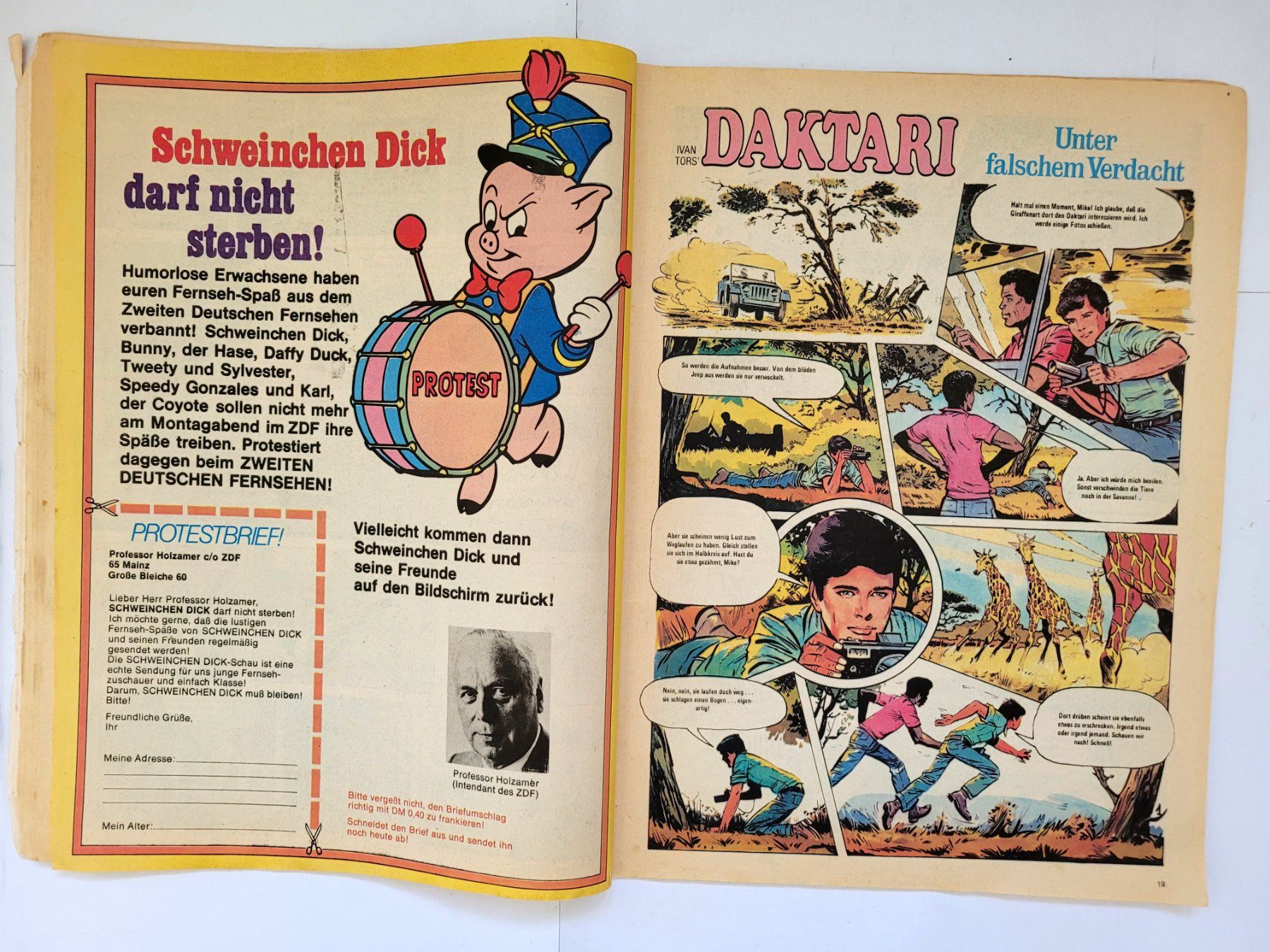 Fumetti: Fernseh TV Comic Nr.1  / 1973 – Usato da Schöftland venduto da huair 3
