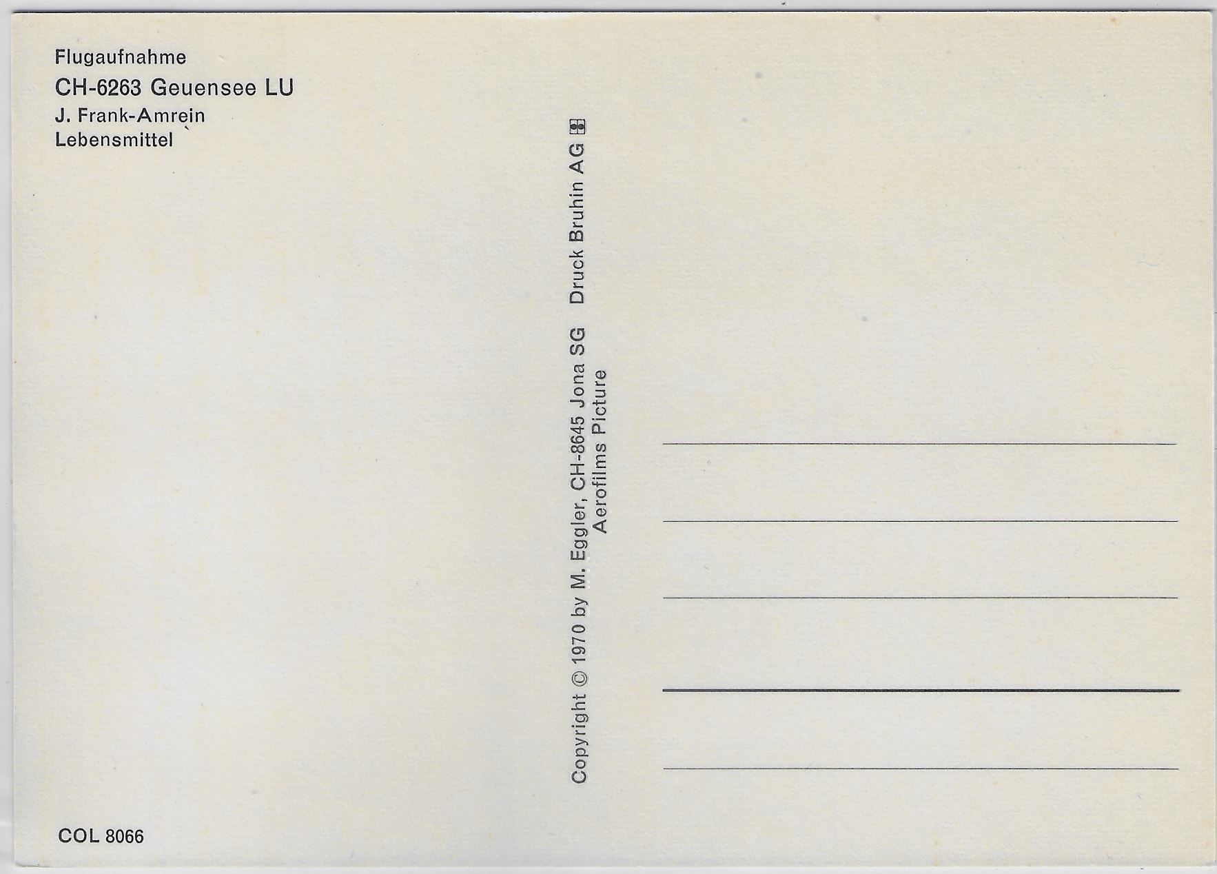 Cartoline postali: Flugaufnahme Geuensee LU – Antico da Ettingen venduto da Kartenplanet 1