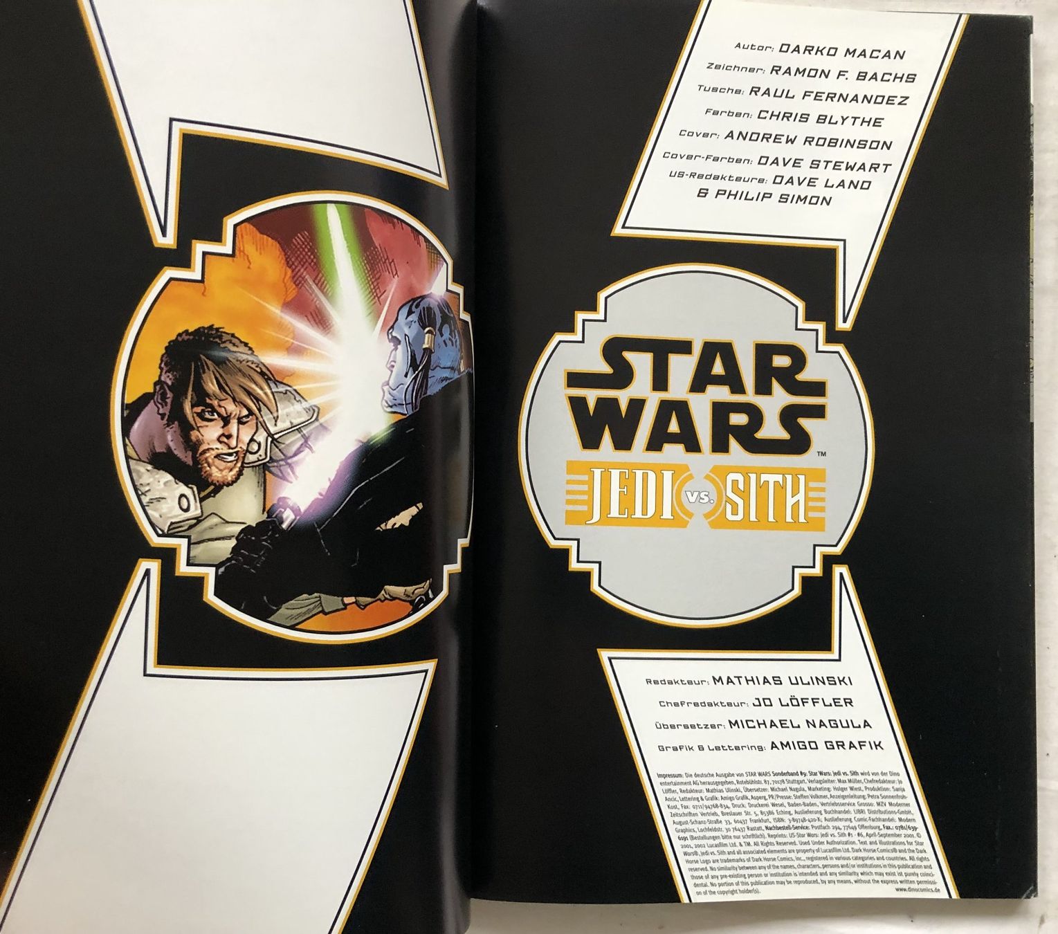 Fumetti: STAR WARS - Sonderband 9 - Jedi vs. Sith – Usato da Schaffhausen venduto da durruti 1