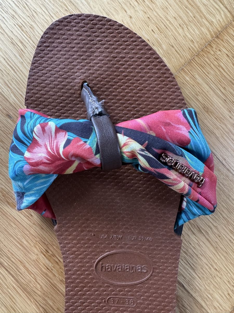 Havaianas Scarpe da donna: Havaianas Sandalen mit Blumenmuster, Gr. 39 – Usato da Zürich venduto da bergi777 1