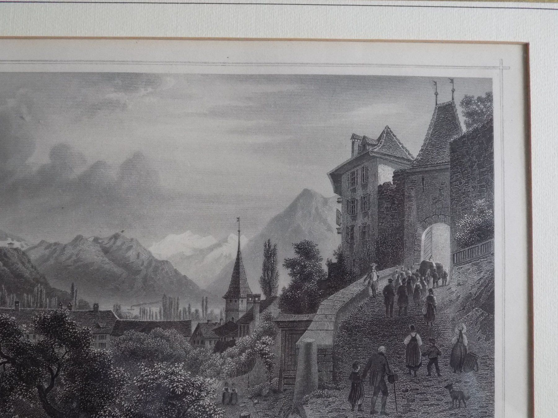 Stiche: Thun Stahlstich Goldrahmen – Gebraucht aus Risch von Antikfee 3