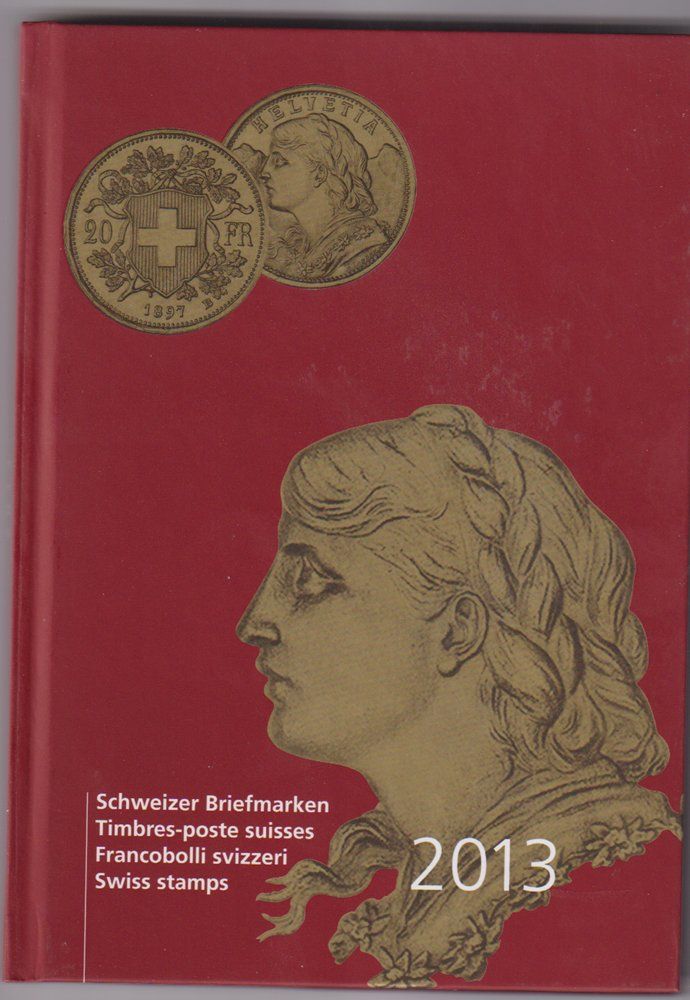 Tutti i francobolli: Jahresbuch 2013, postfrisch. – Nuovo (secondo la descrizione) da Dornach venduto da kloster33