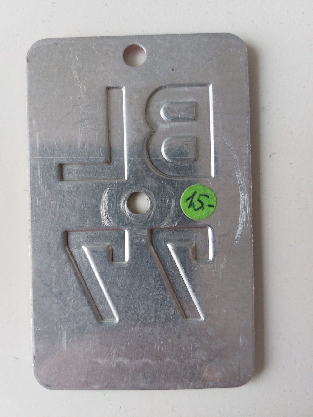 Sachs Insegne: Velonummer BL 77 plaque Velo – Usato da Schenkon venduto da Uhu007 1