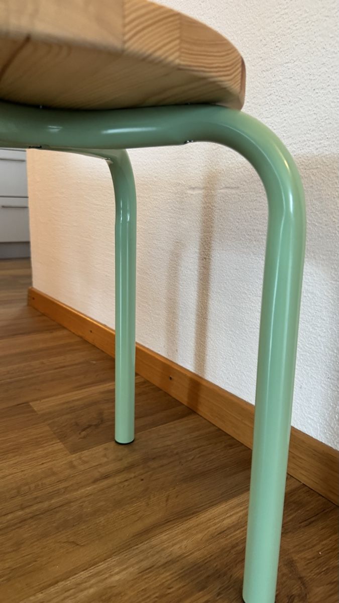 Ikea Sgabelli: DOMSTEN Hocker IKEA mit Holz-mintgrün.  – Nuovo (secondo la descrizione) da Bubikon venduto da hachia888 6