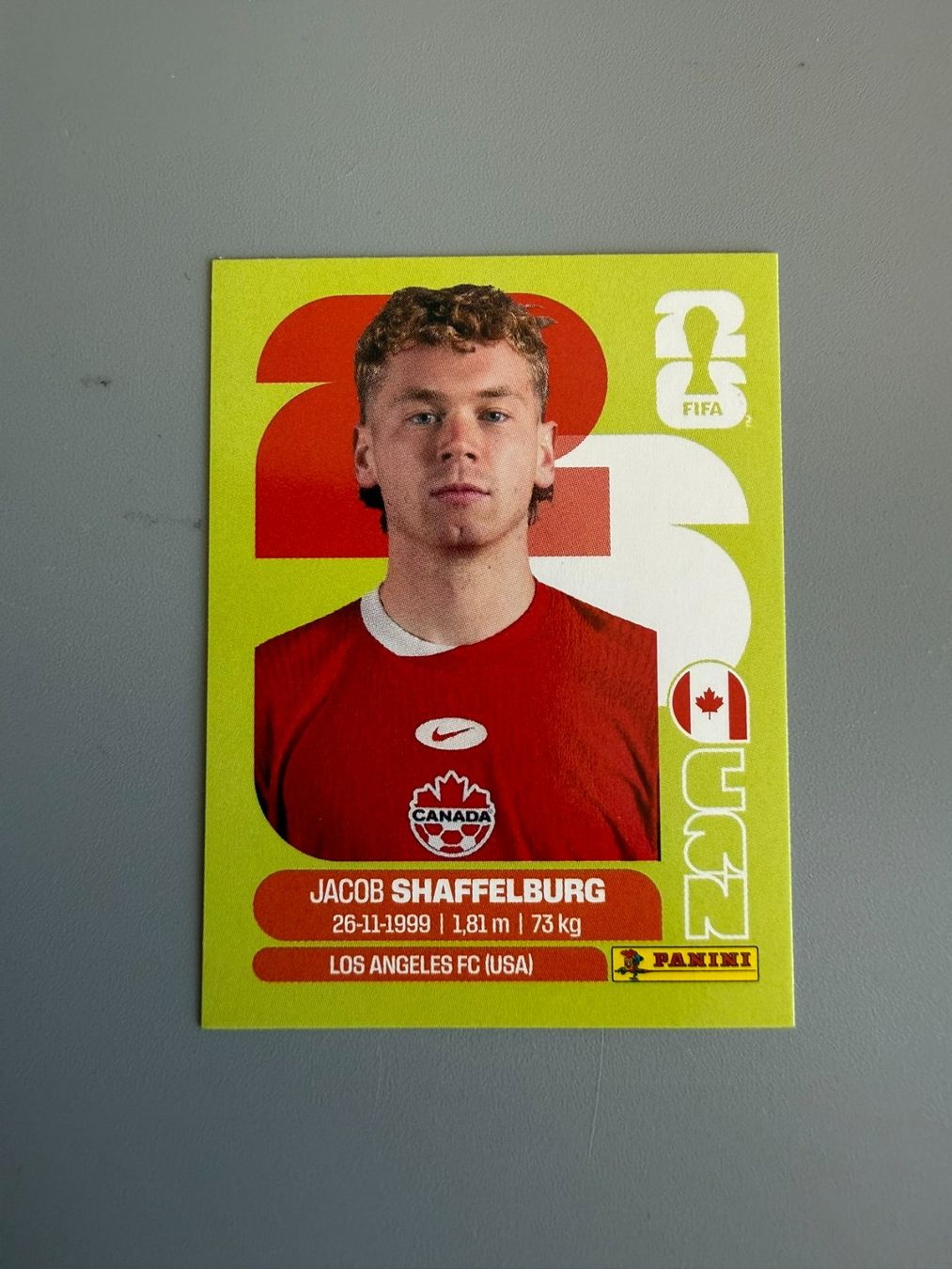 Panini Cartes à collectionner: Panini Jacob Shaffelburg CAN14 – D'occasion à Liebefeld par Ronaldo-1996
