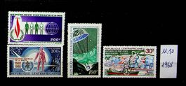 CENTRAFRIQUE TIMBRES NEUFS** 1968. COTE 11.10 EUROS /U539