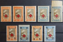 Estland Kat. 29-30 & 60-61 meist **/gest. 1921/26 Kat. 55 Eu