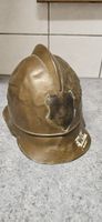 Antiker Feuerwehhelm aus Messing, Sammlerstuck, Rarität 