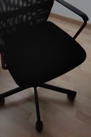 Bürostuhl ergonomisch, verstellbar, mit Rollen, schwarz, top