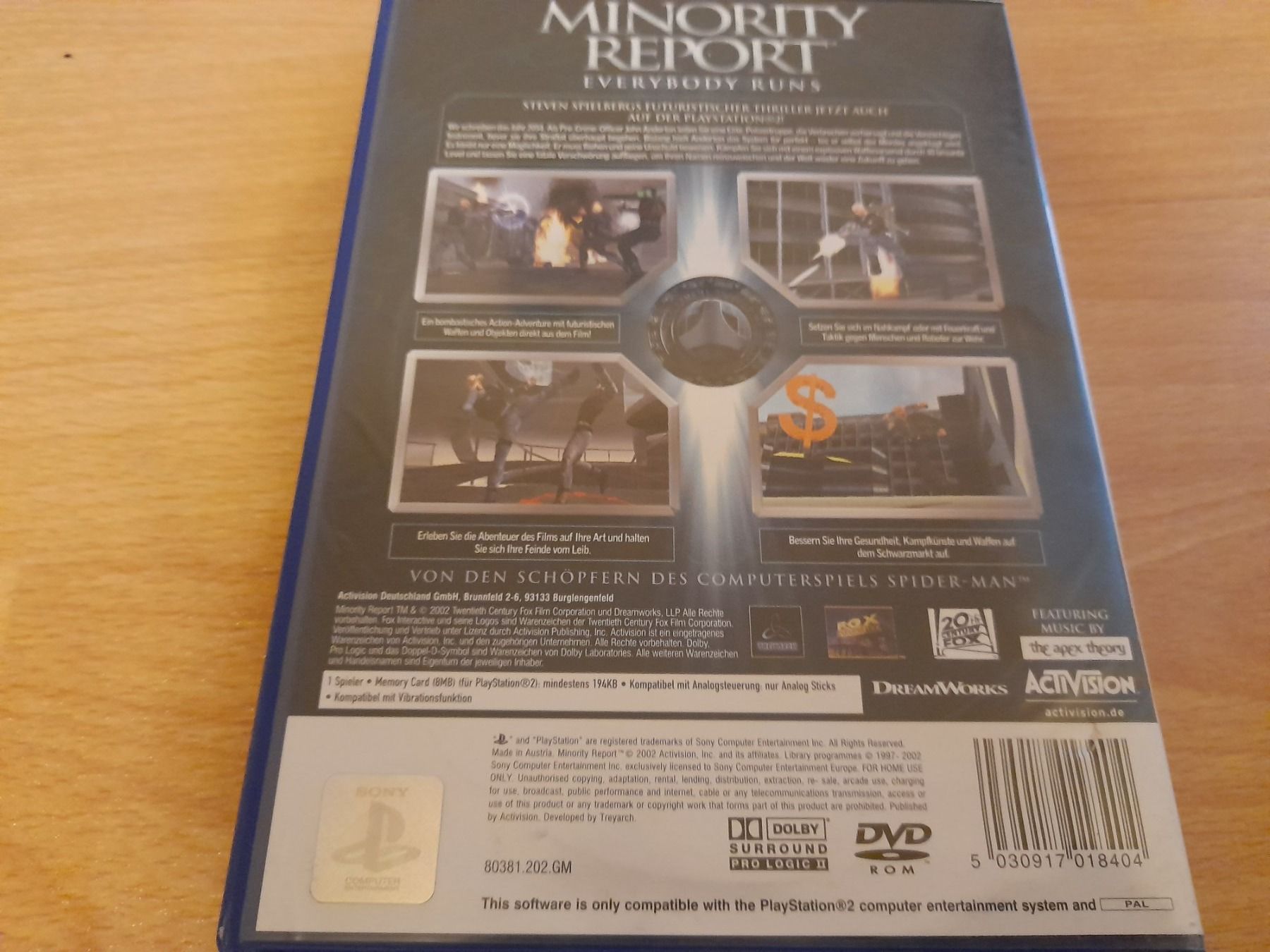 Sony Giochi: PS2 Minority Report – Usato da Lustmühle venduto da chevi03 2