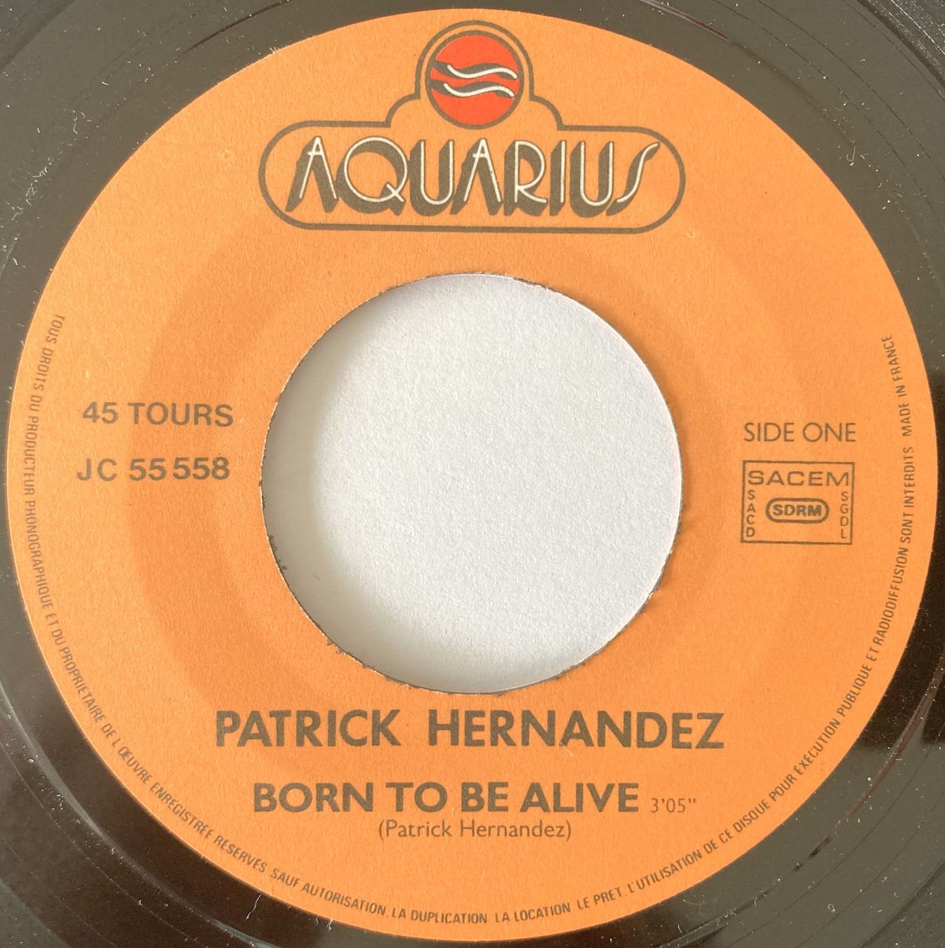 Vinyles: PATRICK HERNANDEZ - BORN TO BE ALIVE – D'occasion à Bottens par hotter-than-hell 2