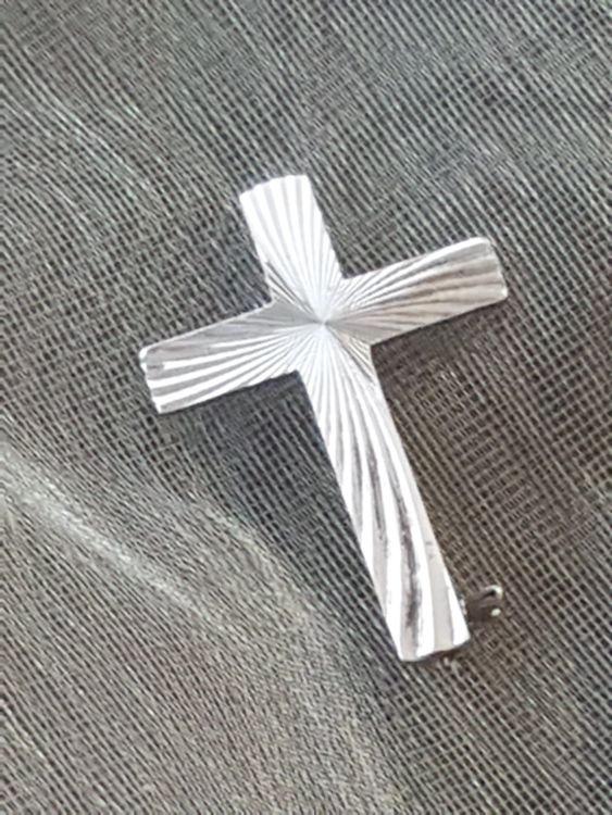 Dreamtimes Orthodoxe Kreuz Brosche - Edelstahl Religiöser Schmuck Vintage