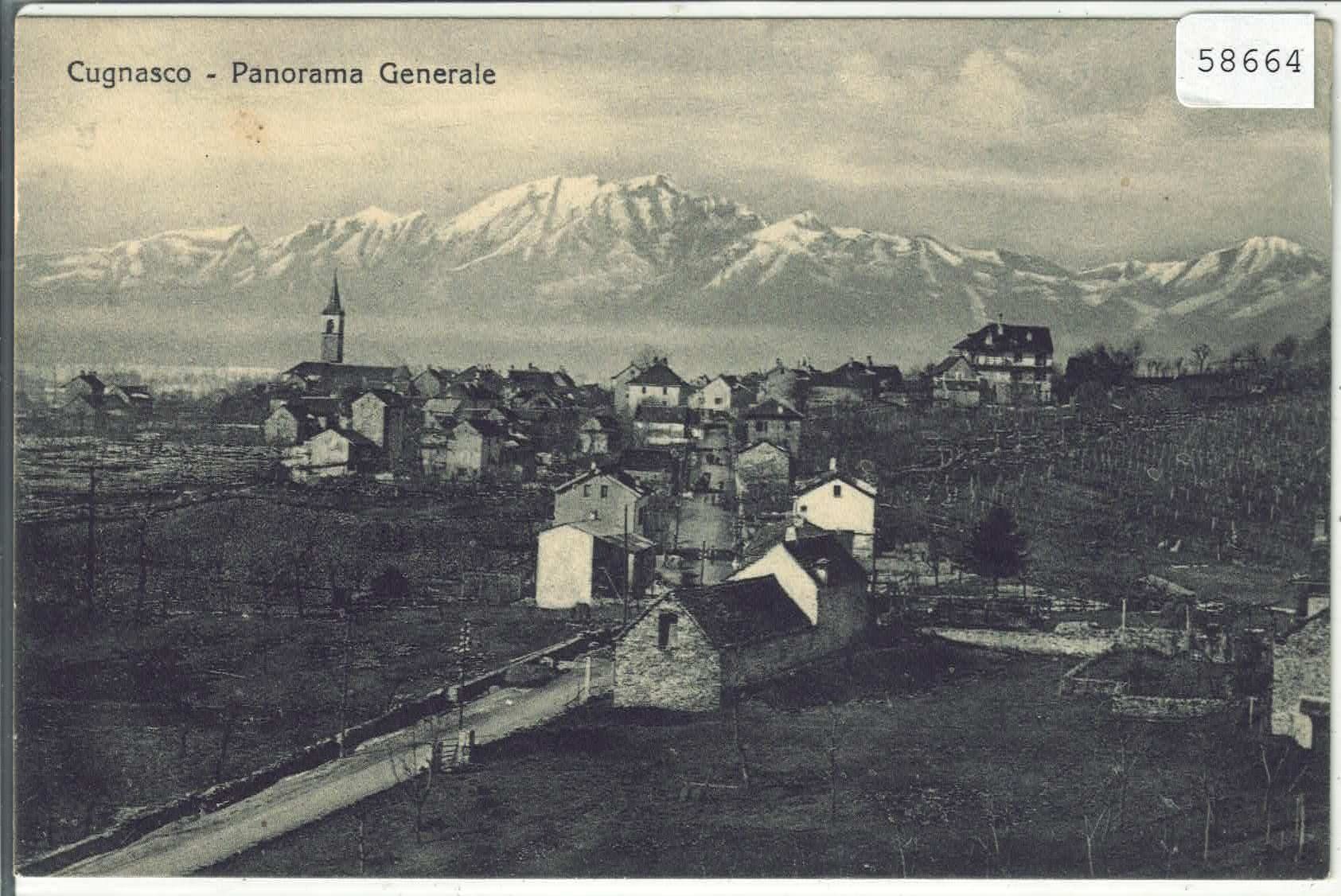 Cartoline postali: Cugnasco - Panorama Generale – Usato da Ettingen venduto da Kartenplanet
