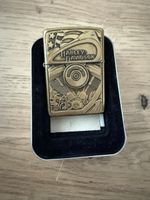 Feuerzeug Harley-Davidson Messing mit Dose