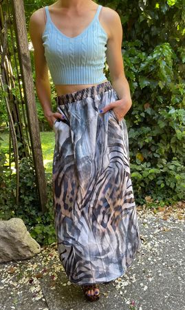 Chic Gonna-fantasia zebrata-tgM/L-nuovo stile👌vacanze