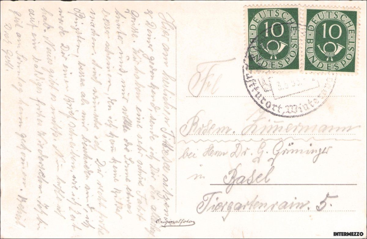 Cartes postales: Axenstrasse // Oldtimer Urirotstock 1955 – D'occasion à Basel par intermezzo12 1