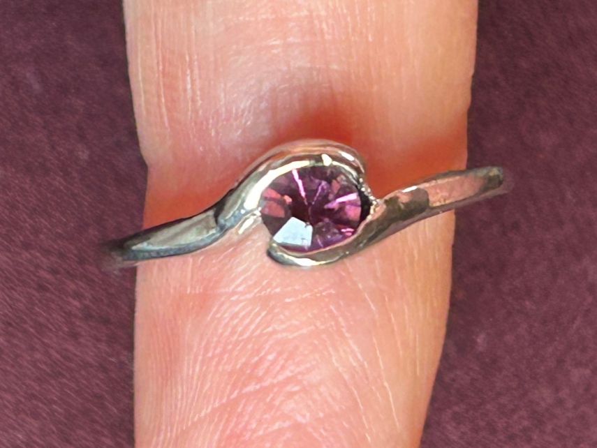 Anelli: Silberring mit Amethyst, Gr. 49.5 – Usato da Dittingen venduto da Bellevista