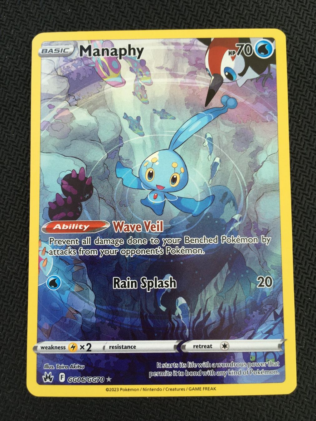 Pokémon Carte collezionabili: Pokémon - Manaphy - GG06 - Crown Zenith -EN- – Nuovo (secondo la descrizione) da St.Gallen venduto da Punktchen01