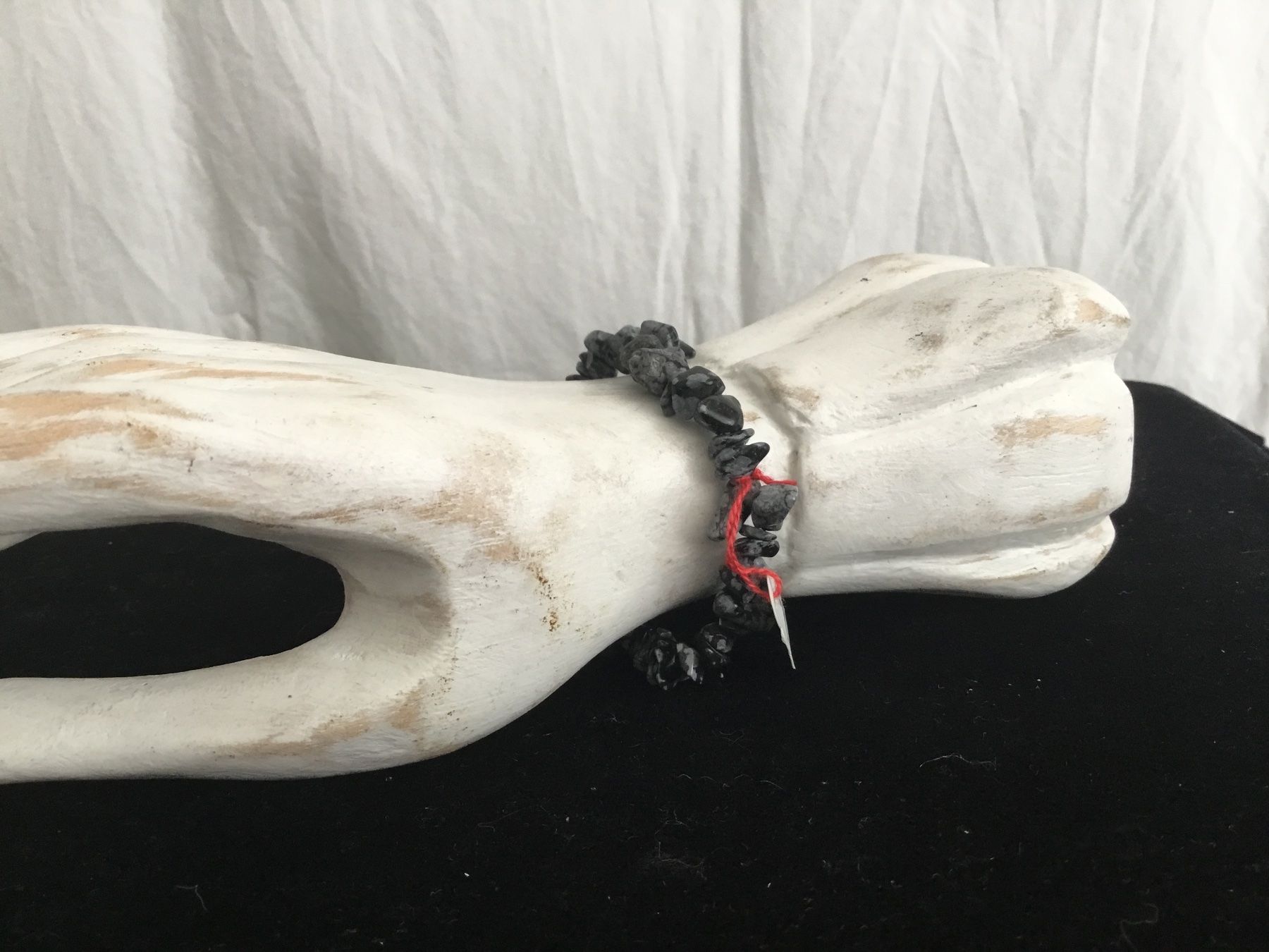 Armbänder & -reifen: Armband elastisch Schneeflocken–Obsidian – Neu und originalverpackt aus Doppleschwand von Fortuna5859 1