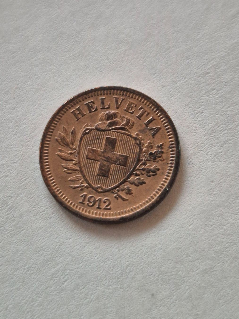 Tutti le monete: 1 Rappen 1912 - Aufl. 2 Mio.! – Usato da Mels venduto da Goldenfalcon