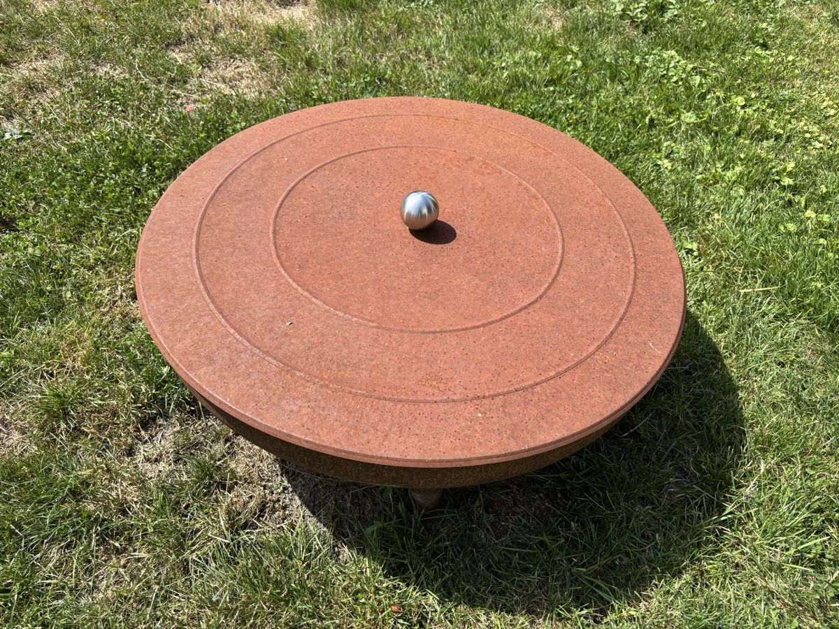 Feuerschale: Feuerschale Garten mit Deckel Metall Rostoptik Rund – Gebraucht aus Teufen AR von Verena1991 1