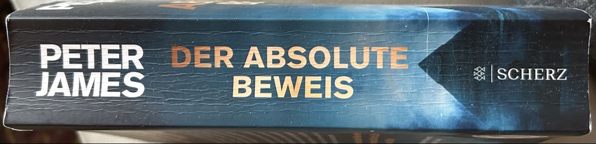 Livres: DER ABSOLUTE BEWEIS - PETER JAMES - THRILLER - BROSCHIERT  – D'occasion à Buchs AG par fischli610 2