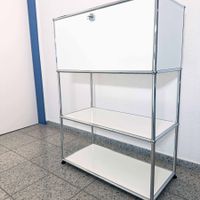 USM Haller, Sideboard «Sekretär» reinweiss, upcycled