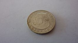 Silbermünze aus Deutschland: 2 Reichsmark Martin Luther 1933
