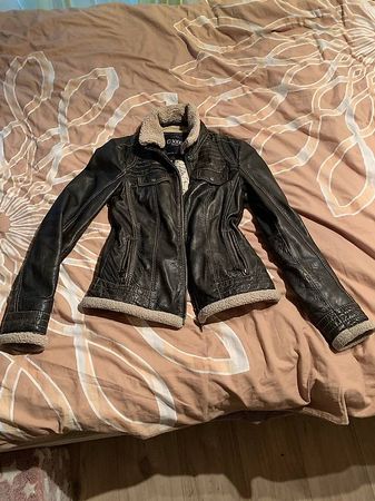 Leder Jacke