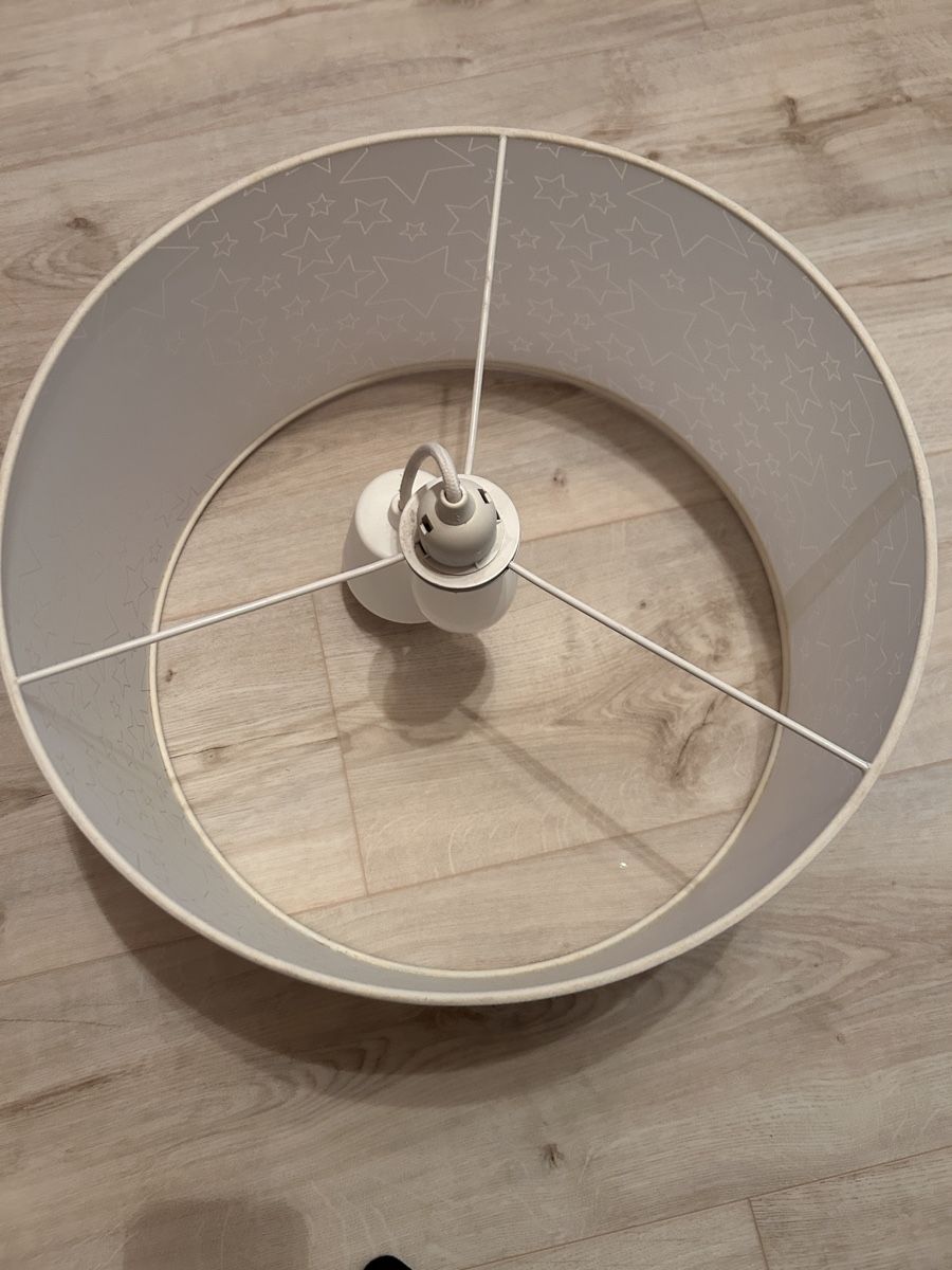 Lampadari & plafoniere: 2x Hänge-Kinderlampen weiss mit Sterne – Usato da Lachen SZ venduto da Tuco23 6
