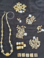 1 Halskette & div. glass beads, Glasperlen aus Italien DIY