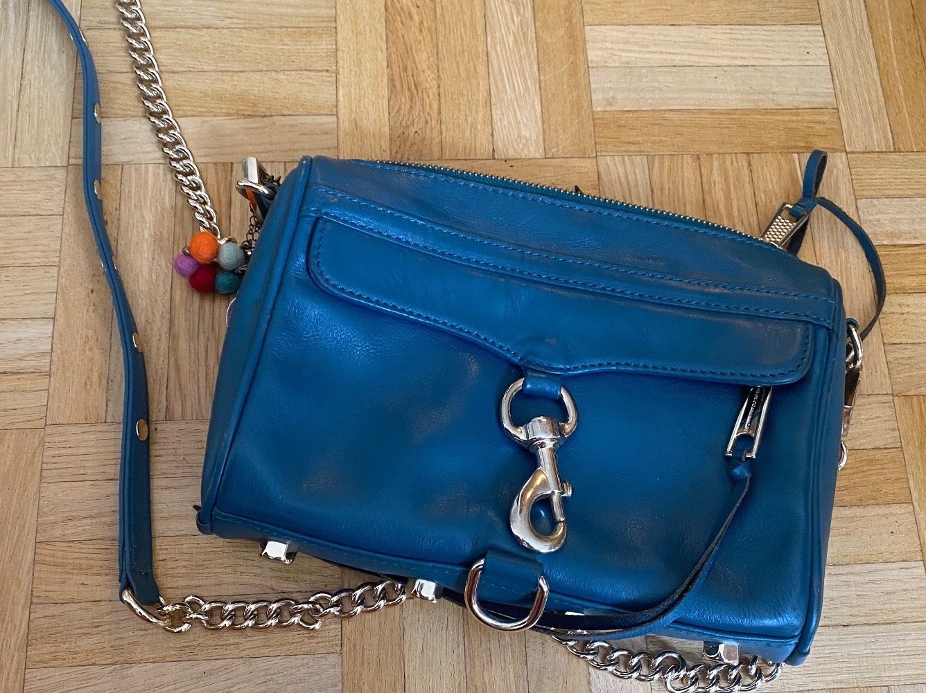 Borse da donna: Rebecca Minkoff Mini Mac Petrol Color – Usato da Binningen venduto da Bberna