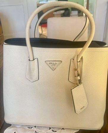 Elegante Tasche, weiss, zeitlos, Top Zustand!