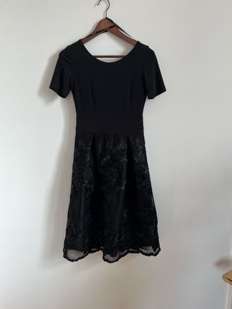 Kleid Swing, Gr. XS, schwarz