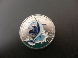 Cuba 1 Peso 1994 - Fauna del Caribe Aguja de Abanico
