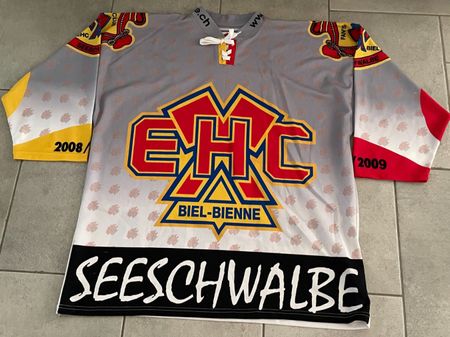 Trikot EHC Biel-Bienne Grösse XXL signiert 2008/2009