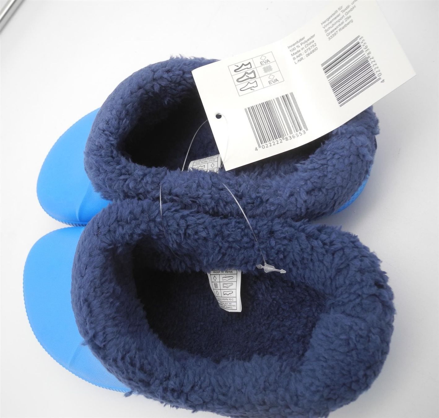 Schuhe für Jungen: Kinder Clogs gefüttert blau, Gr. 32 – Neu und originalverpackt aus Kottwil von Crazyrolf 1