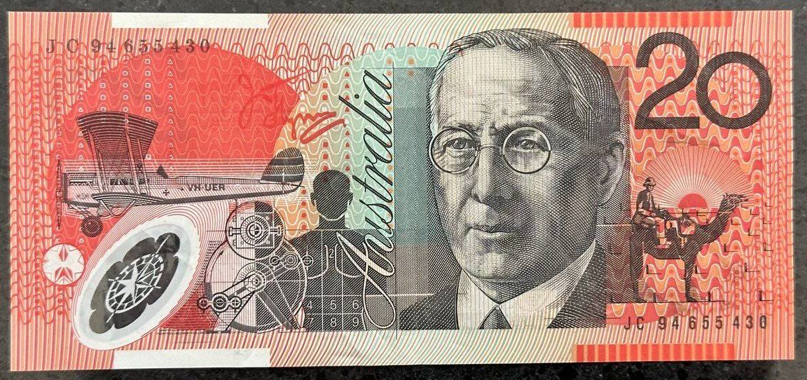 Banconote: Australien 20 Dollar Note, Jahr 2002-2016 – Usato da Beringen venduto da Mantafisch1