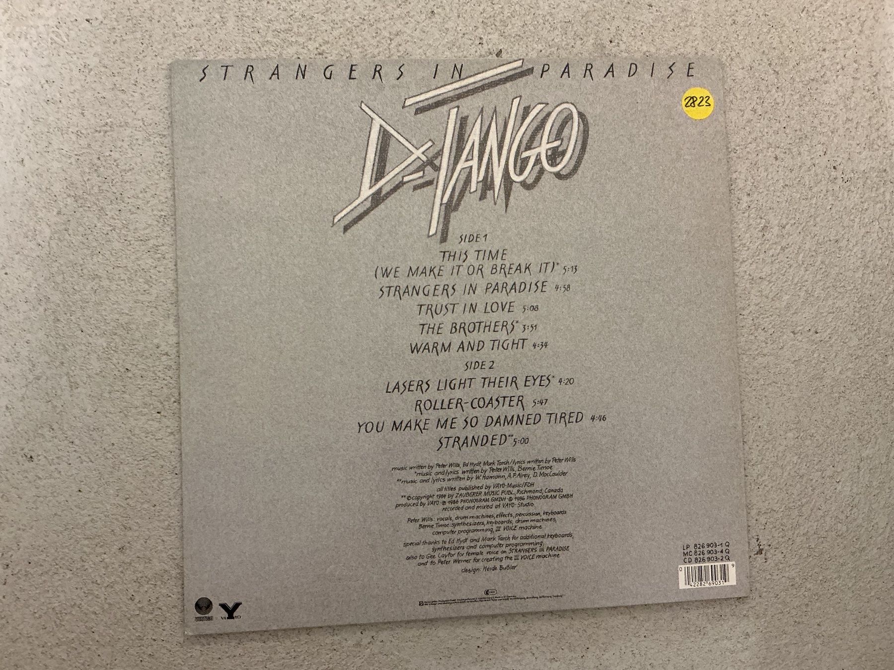 Dischi in vinile: D-Tango LP - Strangers in Paradise – Usato da Winterthur venduto da Tumko_7_Vinyl 1
