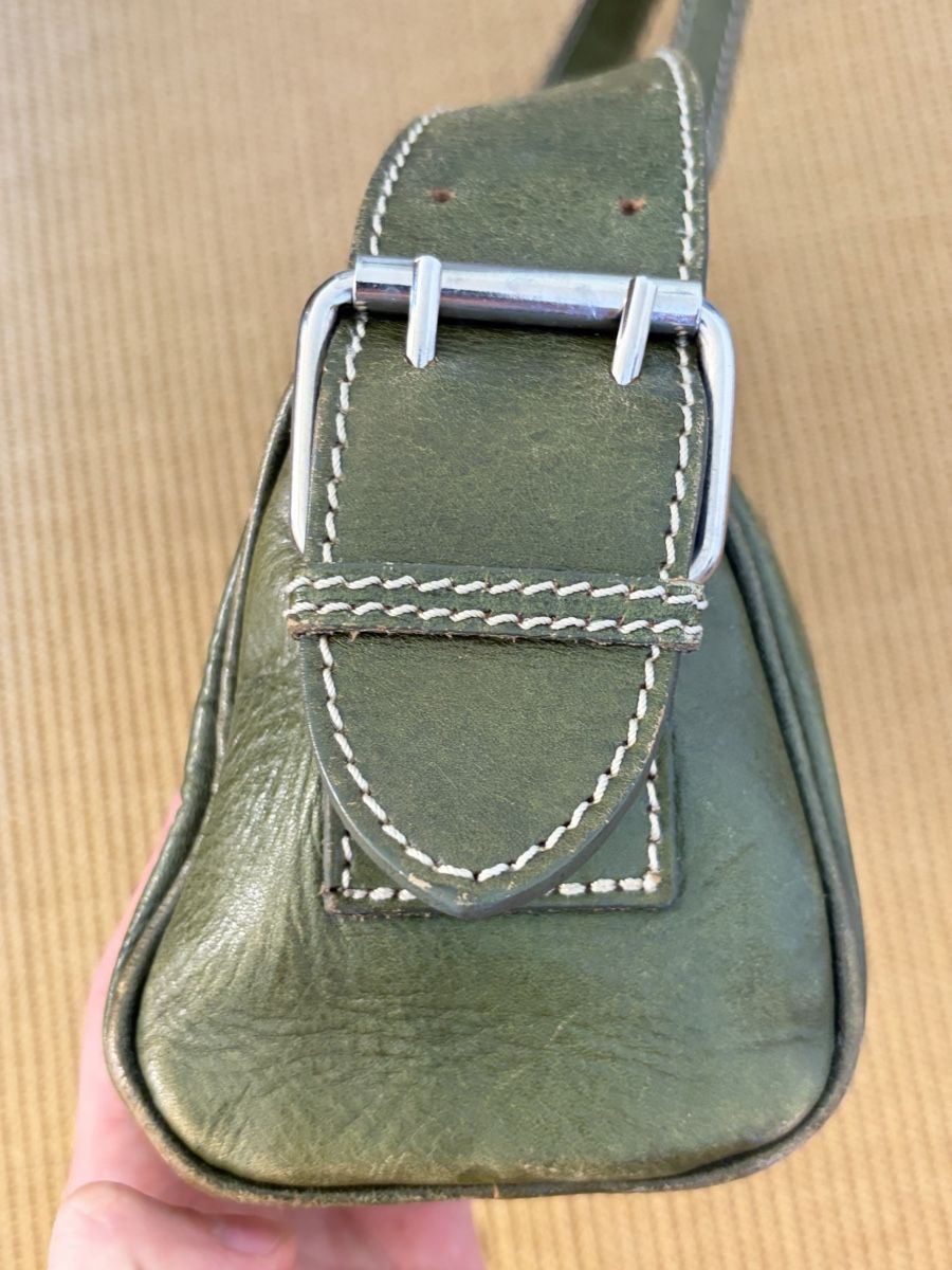 Taschen: Baguette Bag Green Leather – Gebraucht aus Zürich von fischersfritzli 4