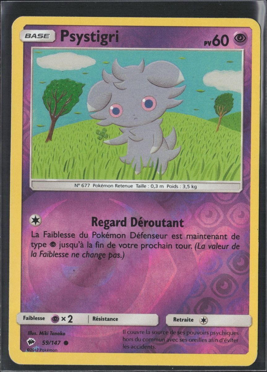 Pokémon Sammelbilder & Trading cards: POKÉMON / Psystigri / Burning Shadows / Reverse 🇫🇷 – Gebraucht aus Herzogenbuchsee von TCG-HQ