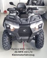 KYMCO MXU 700I 4X4 ab MFK mit L7e Kleinmotorfahrzeug