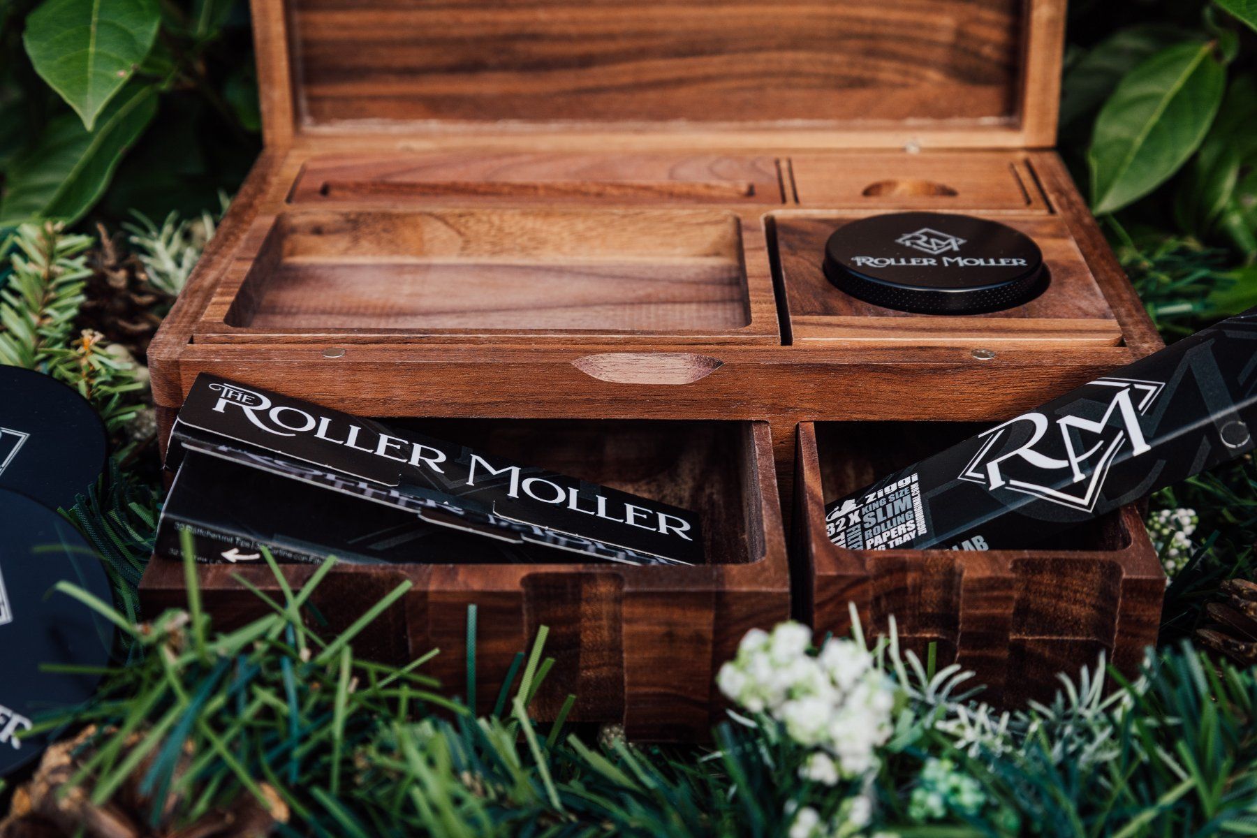 Grillzubehör: Compact Rolling Box – Smart Wooden Stash Organizer – Neu und originalverpackt aus Studen BE von nou_2tgw